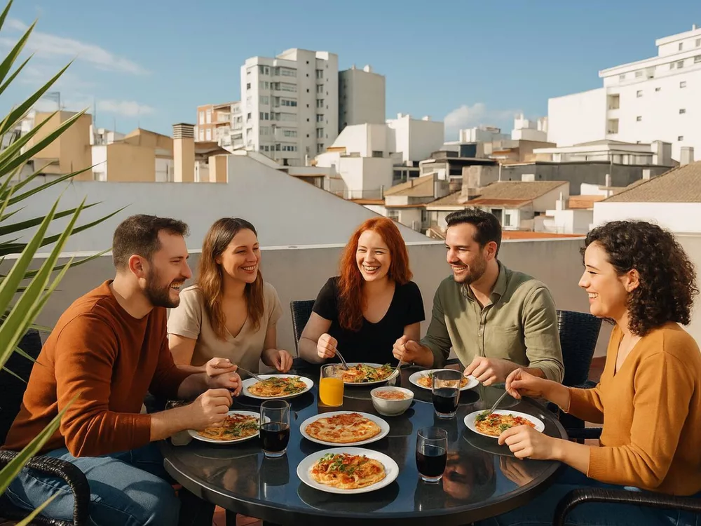 Panoramic Rooftop Duplex – holiday apartment in Malaga city